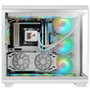 Mars Gaming MC-REV Caja Semitorre Blanca con Flujo de Aire Invertido y ARGB